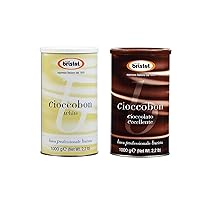 Bristot Premium Italian Cacao Hot Chocolate + White Hot Chocolate | 2.2Lb/1kg