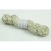 100g/ 1 Skein Recycled Banana Silk Yarn Hand-Spun Soft Yarns - Natural
