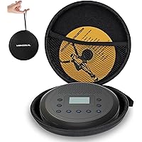 Portable CD Player with Round CD Carrying Case