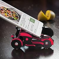 KiWAV Tablet Stand for iPad 2 3 4 Air 2 Mini Samsung Galaxy Tab Note Pro Kindle/Smartphones red Motorcycle Style