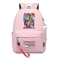 Multifunction Backpack Monster High Lightweight Rucksack-Strudy Laptop Bag-Large Capacity Bookbag for University