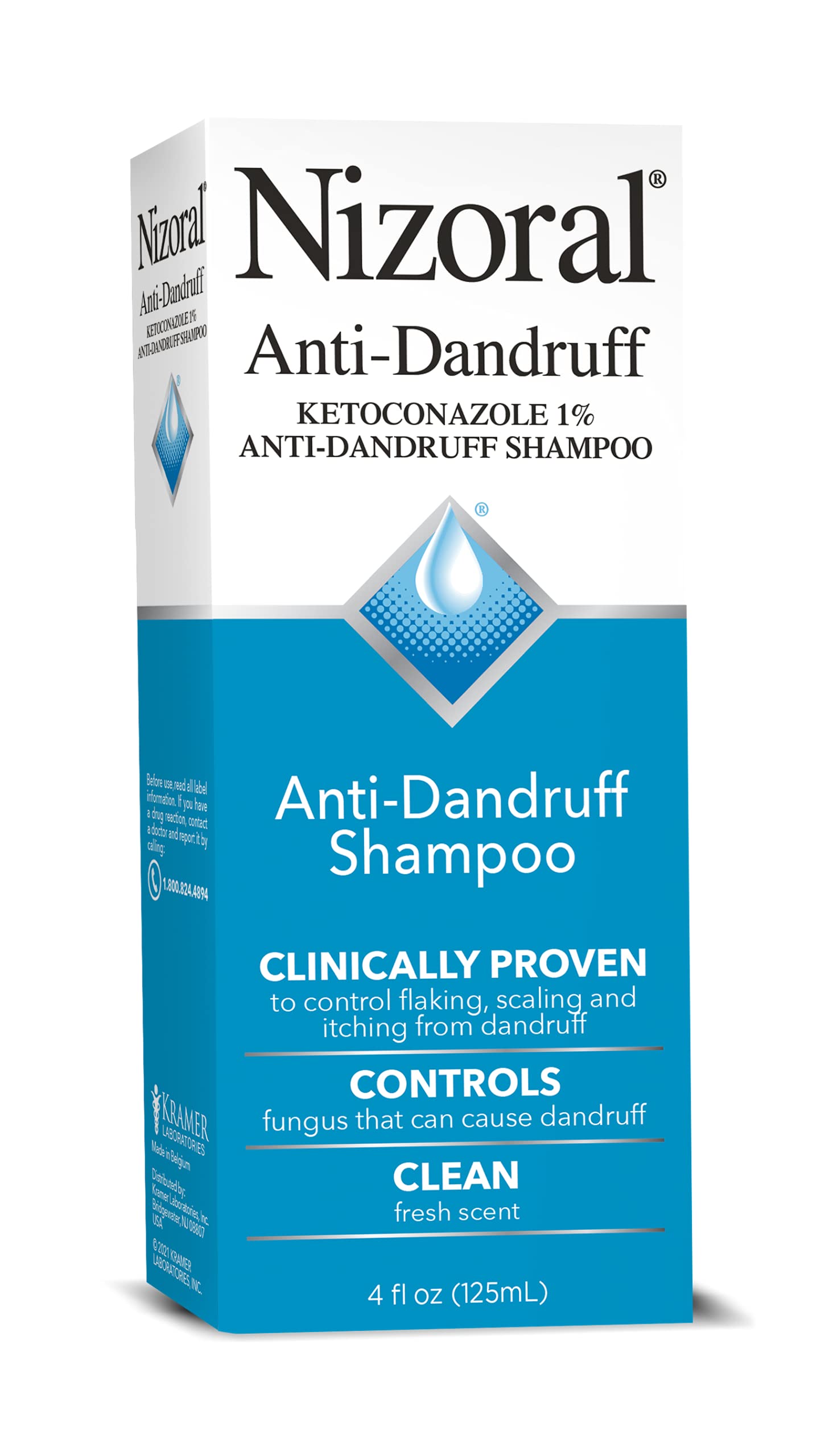 Nizoral AD AntiDandruff Shampoo, Fresh, 4 Fl Oz