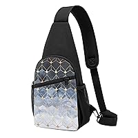 BREAUX Blossoming Sunflowe Crossbody Chest Bag, Casual Backpack, Small Satchel, Multi-Functional Travel Hiking Backpacks