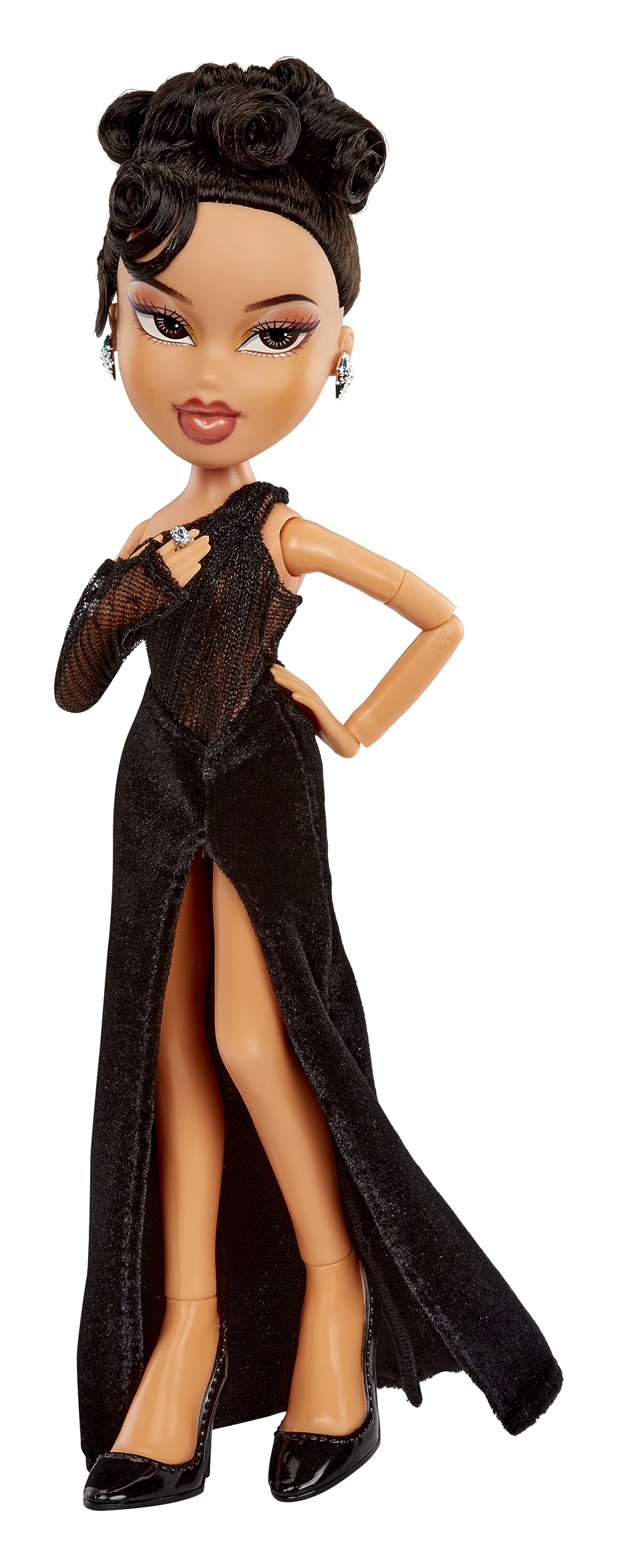 Bratz x Kylie Jenner Night Fashion Doll with Evening Gown, Pet Dog, and Poster