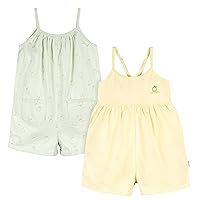 Baby Girls Toddler 2-Pack Sleeveless Romper Jumpsuit
