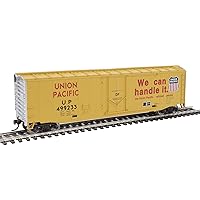 HO Scale Model 50' Plug-Door Boxcar with Metal Wheels Union Pacific