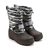 Northside Toddlers Frosty Insulated Snow Boot, Charcoal Black,7 M US