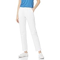 Amazon Essentials Women's Classic Straight-Fit Stretch Twill Chino Pant