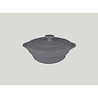 CFRD16GY Chef's Fusion Stone Round Cocotte & Lid Case of 4
