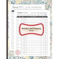 Ovulation and Pregnancy Tracker: Ovulation Fertility Symptom Tracker Recorder, Manual Pregnancy Notebook Test Strip and Ovulation Test Strips