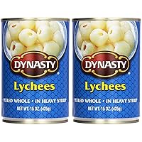 Dynasty Lychees In Heavy Syrup, 15 Oz (Pack of 2)