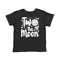Toddler Two The Moon Tshirt Funny Second Birthday Tee