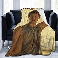 Blanket Rudy Pankow JJ Maybank Soft and Comfortable Warm Fleece Throw Blankets Gift for Living Room Dormitory Decoration Picnic Beach Yoga Sofa Bed Camping Travel Decor All Season
