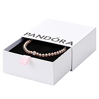 Pandora Beads & Pavé Bracelet - Bracelet for Women - Features - Gift for Her, With Gift Box