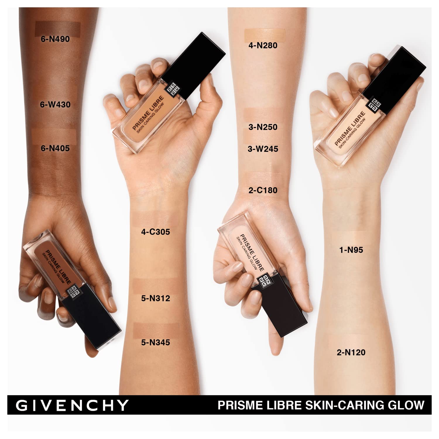 Prisme Libre Skin-Caring Glow Foundation - 2-N120 by Givenchy for Women - 1 oz Foundation