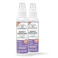 Mosquito, Tick, Fly, and Insect Repellent with Natural Essential Oils - DEET-Free Plant-Based Bug Spray and Killer - Safe for Kids, Babies, and Family- Rosemary 2-Pack of 4 oz Bottle