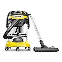 Kärcher - WD 6 P S Multi-Purpose Wet-Dry Vacuum Cleaner - 8.0 Gallon - With Attachments – Blower Feature, Semi-Automatic Filter Cleaning, Space-Saving Design - 1300 W