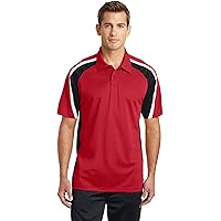 SPORT-TEK Men's Tricolor Micropique Sport Wick Polo