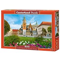 CASTORLAND 500 Piece Jigsaw Puzzles, Wawel Castle in Krakow, UNESCO World Heritage Site, Poland, Adult Puzzle, Castorland B-53599