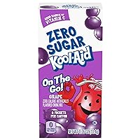 Sugar-Free Grape On-The-Go Powdered Drink Mix 6 Count (Pack of 1)