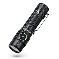 sofirn SC29 Led Flashlight Rechargeable 3000 Lumen, Small Powerful Flashlight with USB C Handle Pocket Flashlight, Long Battery Life, IP68 Waterproof for Emergencies, Dog Walking