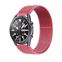 20 22mm Watch Band for Gear S3 Frontier Strap Watch 3 45mm 41mm 46 Active 2 44mm 40mm Nylon for Huawei Watch Gt2e/2 Strap 42 (Color : Hibiscus 23, Size : 22mm)