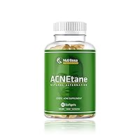 ACNEtane - All Natural Vitamin Supplement for Treating Acne, 90 Veggie Softgels (Treats Hormonal, Puberty, & Cystic Acne Internally)