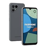 Fairphone 4 Dual-SIM 128GB ROM + 6GB RAM (GSM Only | No CDMA) Factory Unlocked 5G Smartphone (Grey) - International Version