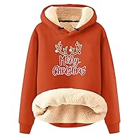 Women's Long Sleeve Workout Tops Solid Colour Sweatshirt Padded Thickened Warm Loose Pullover Sweatshirt, S-3XL
