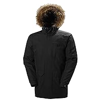 Helly-Hansen Mens Dubliner Parka Jacket 100 Gram Primaloft Insulated Waterproof Rain Coat with Hood