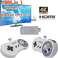 Retro Classic Game Console,Video Game System Built-in 926 NES Games with Dual 2.4G Wireless Controllers,16-Bit 4K HDMI Output,Rerto Toys Gifts.