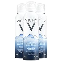 Vichy Mineralizing Thermal Water, Hydrating Facial Spray with Antioxidants to Soothe and Regenerate Skin, 5.1 Fl Oz (Pack of 3)