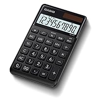 Casio NS-S10-BK-N Stylish Calculator Black 10 Digit Large Notebook Type
