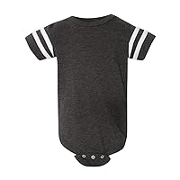 Infant Football Fine Jersey Bodysuit 4437 -VN Smoke/BD 6MOS