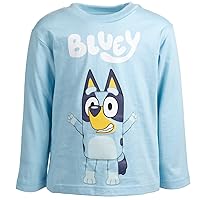 Bluey Bingo Chilli Mom Bandit Dad Long Sleeve Matching Family T-Shirt Toddler to Adult