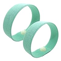 Motion Sickness Anti Nausea Wristbands for Kids -Waterproof Acupressure Band-Durable Calming Natural Relief (Pair) (Child 5 in, Sage)