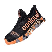 Puncture Proof Comfortable Breathable Safety Shoes,Mens Work Safety Outdoor Protection Footwear Industrial and Construction,