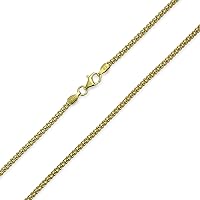 Unisex Bali Balinese Nickel-Free .925 Sterling Silver Coreana Caviar 14K Gold Plated Oxidized Black Popcorn Chain Necklace For Men Women 16 18 20 24 Inch