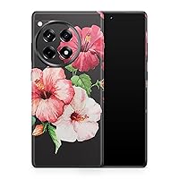Phone Skin Compatible with OnePlus 12R (2024) - Hibiscus - Premium 3M Vinyl Protective Wrap Decal Cover - Easy to Apply | Crafted in The USA by MightySkins