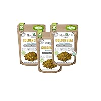 Goldenseal Root Powder - 10.5 oz, 300 Servings *USDA Organic | Lab Tested* Pure Natural Goldenseal Root Powder Supplement