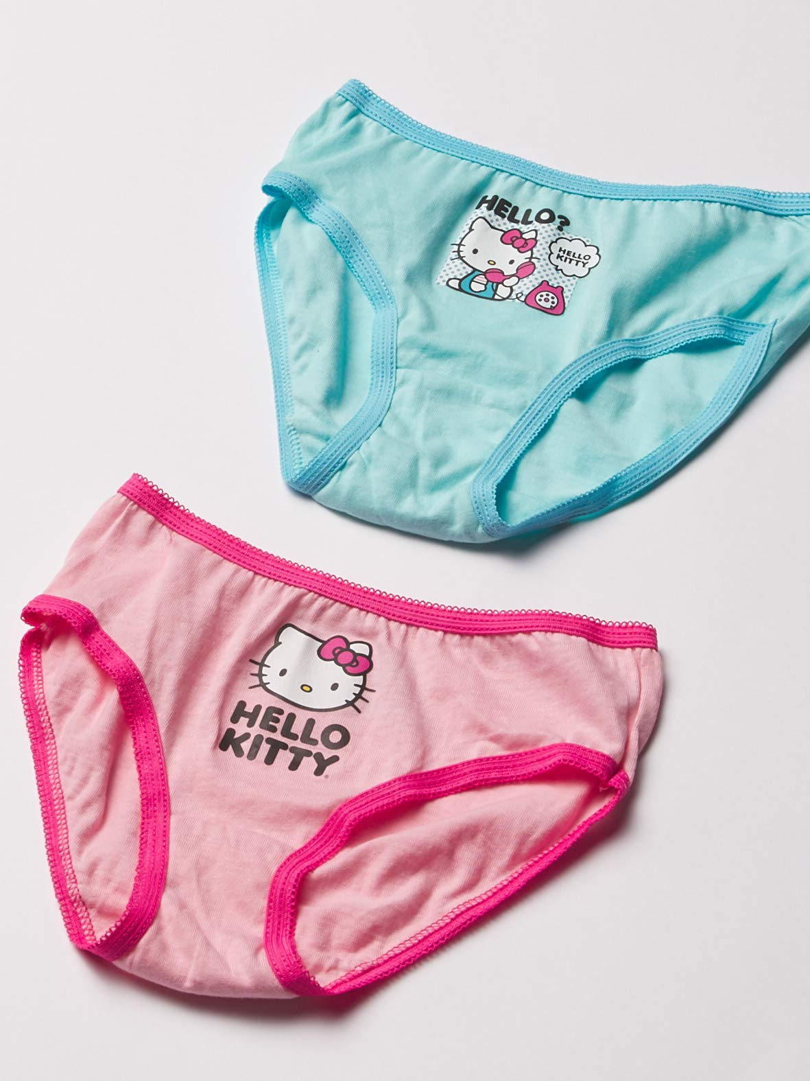 Hello Kitty Girls' 100% Combed Cotton Underwear 7pk and 10pk Panties in 2/3t, 4t, 4, 6 and 8
