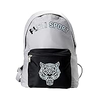 Unisex Logo Print Gray ZAINO EASTPAK Backpack Bag