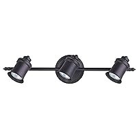 Canarm IT299A03ORB10 Taylor 3-Bulb Wall Mount Track Light, Oil Rubbed Bronze