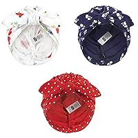 Hudson Baby Baby Girls Turban Cotton Headwraps