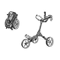 Caddytek CaddyLite Compact Semi-Auto Folding and Unfolding Golf Push Cart