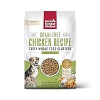The Honest Kitchen Whole Food Clusters Grain Free Chicken Dry Dog Food, 20 lb Bag