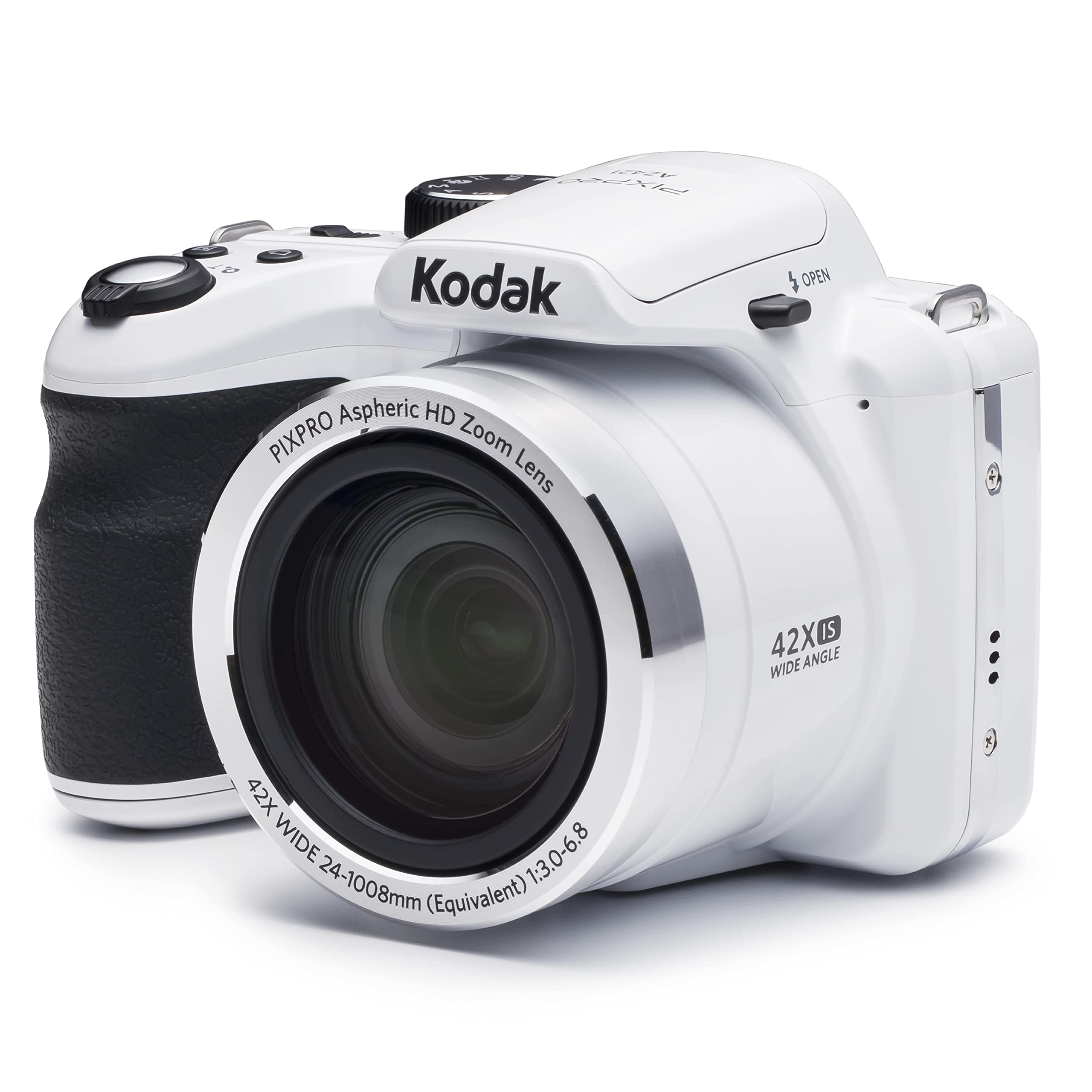 KODAK PIXPRO Astro Zoom AZ421-WH 16MP Digital Camera with 42X Optical Zoom and 3