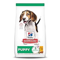 Hill's Science Diet Dry Dog Food, Puppy, Chicken & Brown Rice, 15.5 lb. Bag