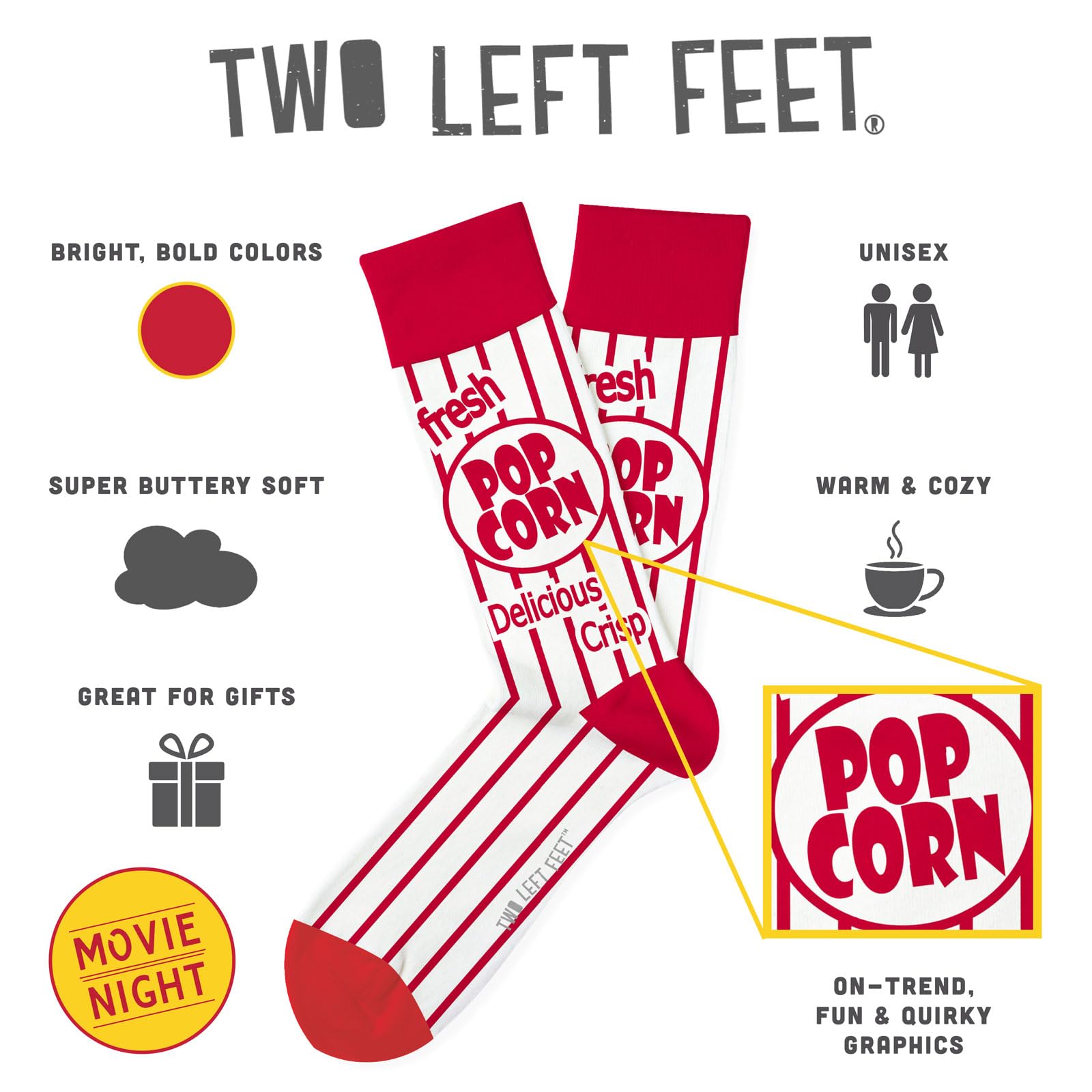 Two Left Feet Crew Socks