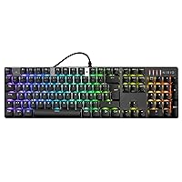 Nibio MK500 Impact, Wired Gamining Computer Mechnical Keyboard, RGB with Blue Switch, Spanish KB